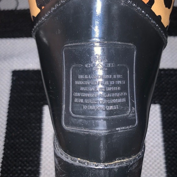 Coach Leopard Rainboots - Picture 3 of 4
